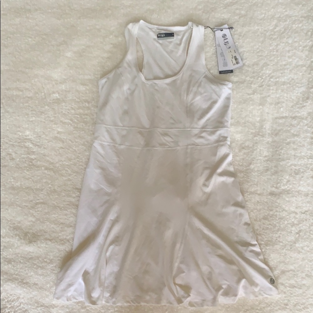 Lija Vivid Strike Tennis Dress - White - Size S